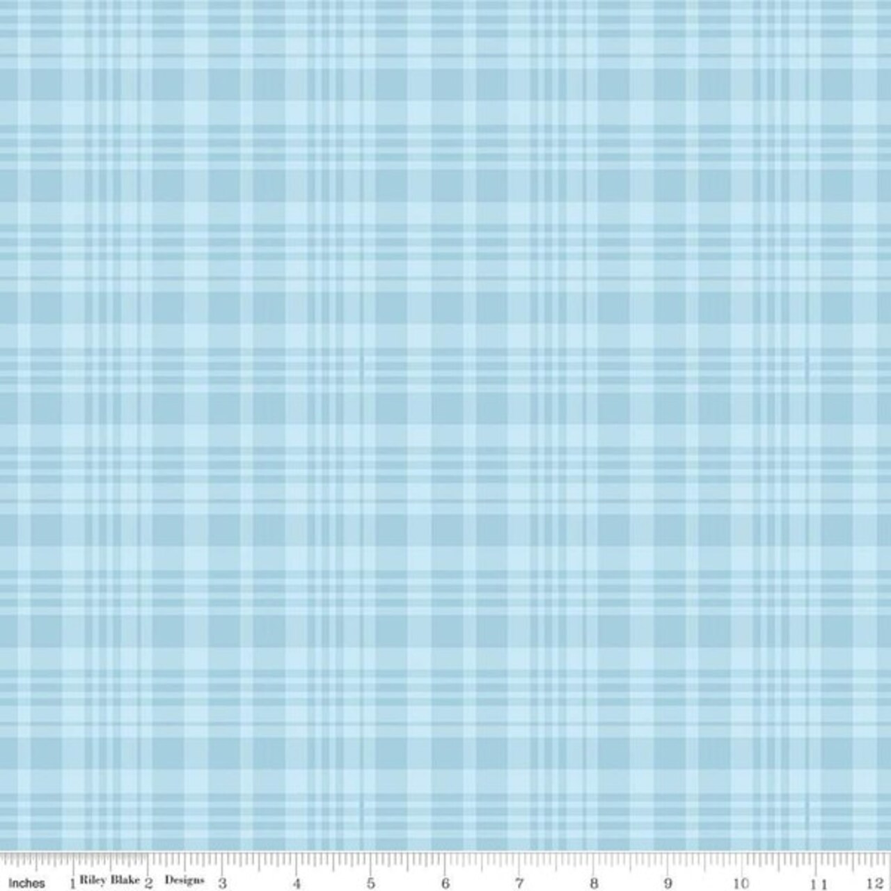 Plaid in Blue (c17005-blue) | Winnie the Pooh | Echo Park Paper Co. | Riley Blake